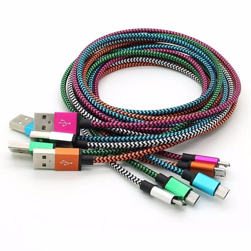 Cable Metalizado Usb 1 Metro Samsung