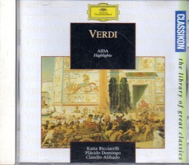 Placido Domingo Claudio Abbado - Verdi Aida - Cd Germany