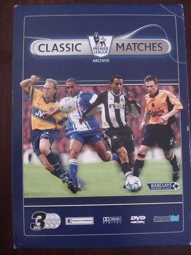 Box Jogos Classicos Premiere League Classic Matches 3 Dvds (Usado)