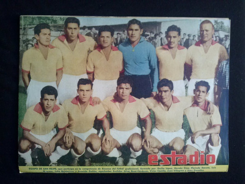 Estadio N° 803 17 De Oct De 1958 Equipo San Felipe
