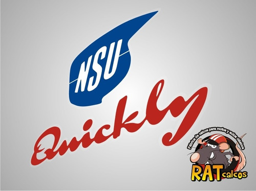 Nsu Quickly / Tanque Logo 1 / Kit 4 Calcos