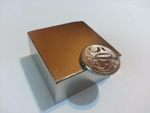 Ima De Neodimio N52 50,8mm X 50,8mm X 25,4mm O Mais Forte