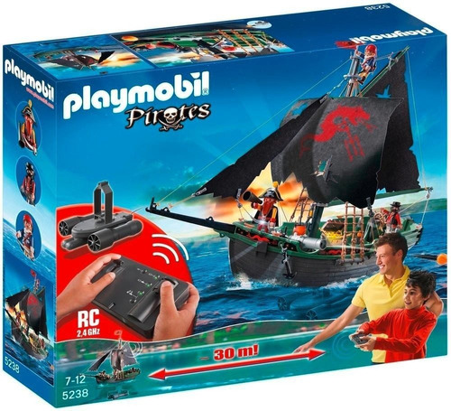 Playmobil Barco Pirata Con Control Original