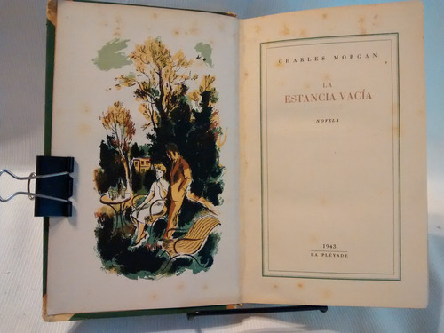 La Estancia Vacia Charles Morgan La Pleyade 1943 Tapa Dura