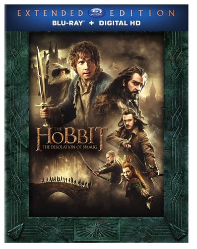 Blu Ray The Hobbit Desolation Smaug 3 Discos Extended