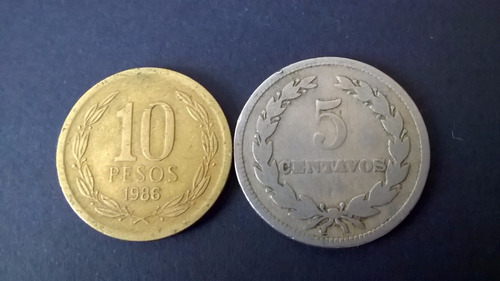 Moneda El Salvador 5 Centavos Niquel 1956