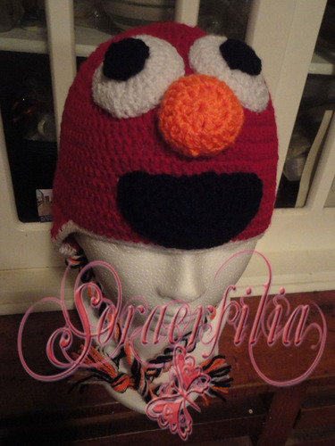 Gorritos Tejidos Elmo Niños, Niñas, Bebes