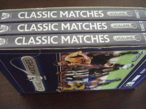Box Jogos Classicos Premiere League Classic Matches 3 Dvds (Usado)