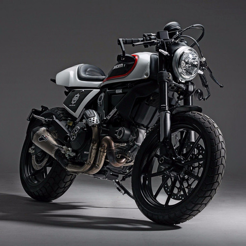 Espejos Cafe Racer Sportbike Custom Bobber Brat Agarre Metal