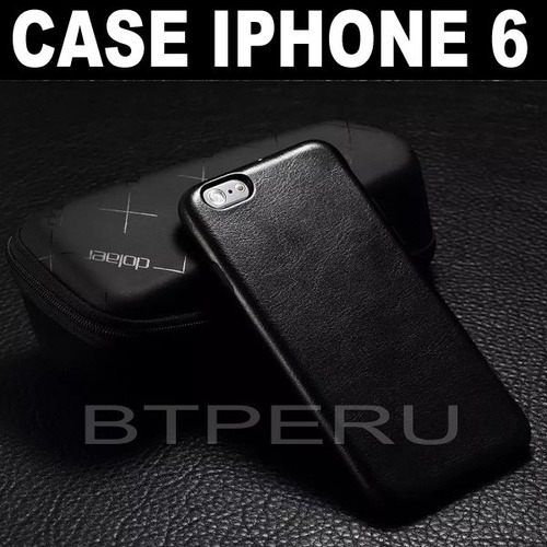 Funda Case Cover Para iPhone 6 Textura Cuero Flexible Tpu