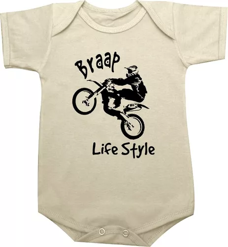 Body bebê Motocross Life Style - Comprar em Moricato