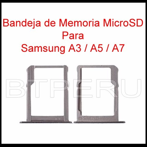 Bandeja De Memoia Microsd Para Samsung A3 A5 A7 Micro Sd