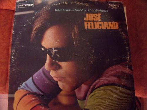 Lp Jose Feliciano ,hecho En Usa Sombras Una Voz Una Guitarra