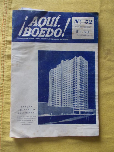 Revista '¡aqui Boedo!' Nº 52 Año  1957 (ref4)