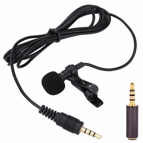 Micrófono Lavalier Solapa De Clip Para Celular Tableta