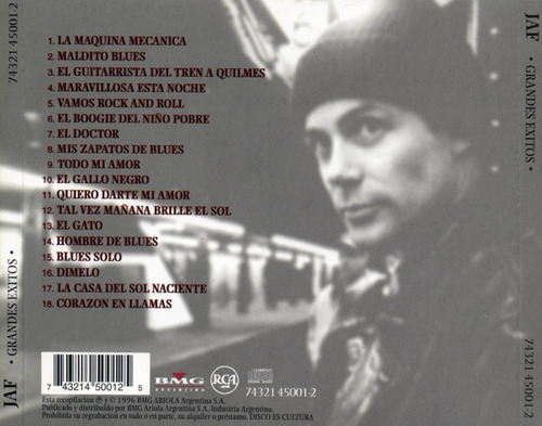 Jaf Grandes Exitos Cd Nuevo Cerrado 100 % Original En Stock