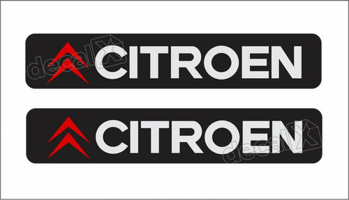 Emblema Adesivo Resinado Coluna Citroen Res2