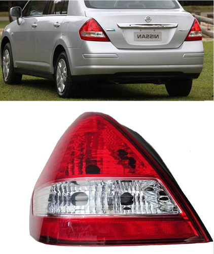 Lanterna Tiida Sedan Nissan 2010 2011 2012 2013 14 Esquerdo