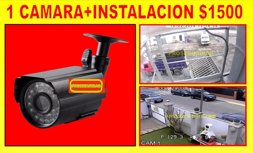 Camara Seguridad Con Instalacion