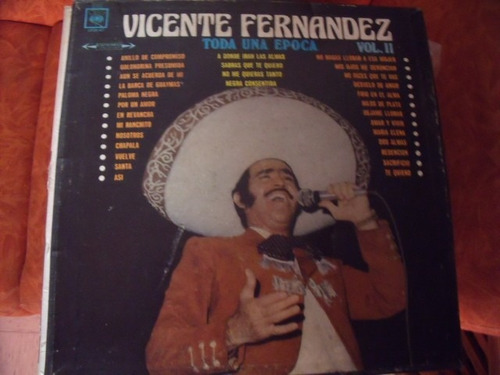 Lp  Vicente Fernandez  Toda Una Epoca,