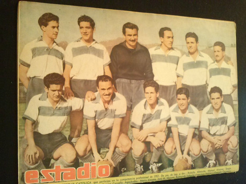 Estadio  N° 423 Equipo Universidad Catolica 23 Jun 1945