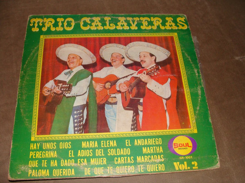 Disco Acetato Trio Calaberas, Vol. 2