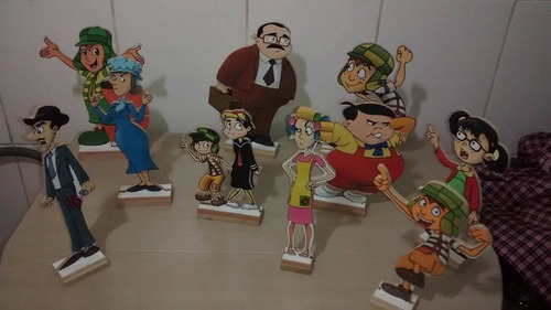 Chaves 10 Display De 21cm A 28cm, Festa Infantil + Brinde