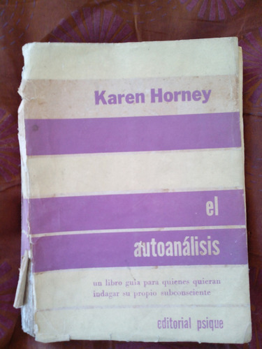 Karen Horney El Autoanálisis Envios C10