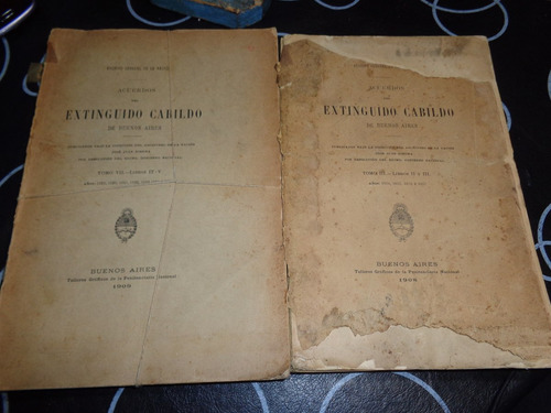 Acuerdos Del Distinguido Cabildo De Bs As