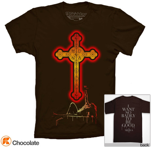 Madonna Playeras Mdna Cross I Want So Badly To Be Good