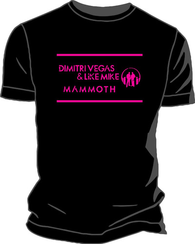 Remera Dimitri Vegas & Like Mike Fluo Creamfields 2014