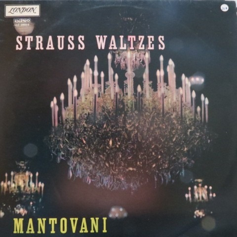 Lp -  Álbum De Valsas De Strauss - Mantovani  -   Vinil Raro