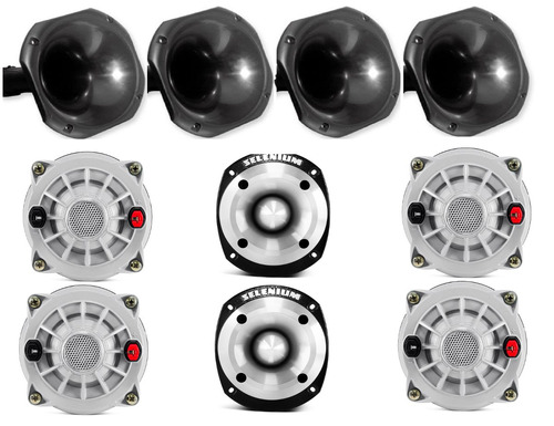 Kit Selenium 4 Driver D250x 4 Corneta 2 Tweeter St-400 Trio