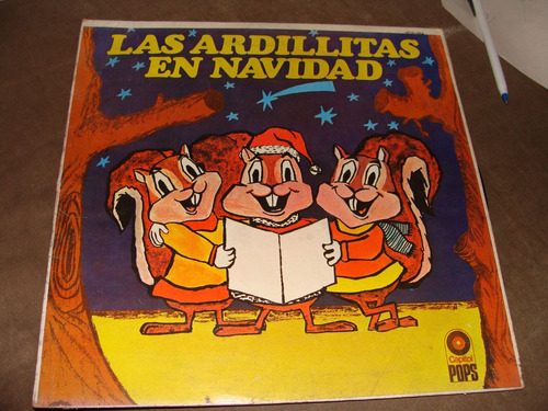 Acetato Las Ardillitas En Navidad