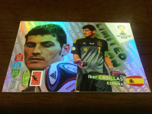 Card Adrenalyn Copa 2014 - Limited Edition - Iker Casillas