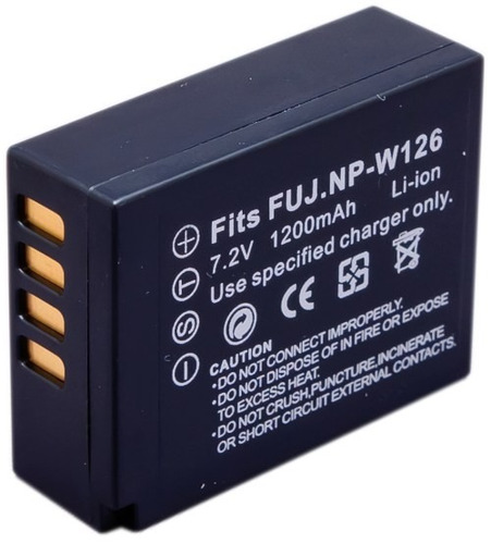 Bateria Np-w126 Câmera Fuji Fujifilm Hs30 Hs30exr Hs33exr
