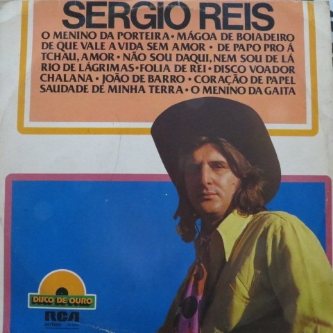 Lp -  Sergio Reis  - Disco De Ouro  -  Rca  -  Vinil Raro