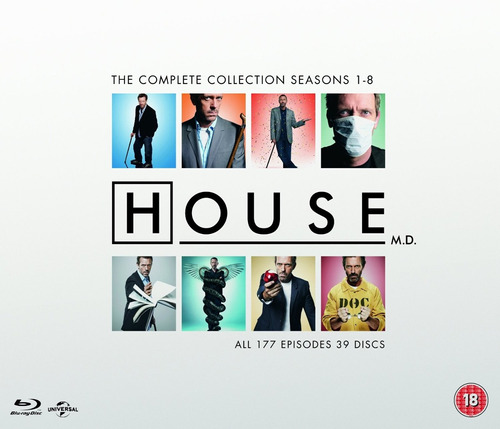 Dr House Boxset Serie La Coleccion Completa Blu-ray