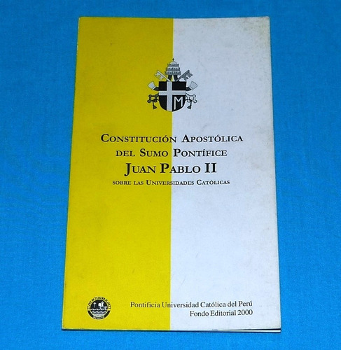 Constitución Apostólica Juan Pablo Ii Universidades Católica