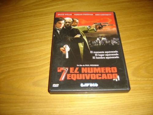 7 El Numero Equivocado Dvd Bruce Willis Josh Hartnet Freema