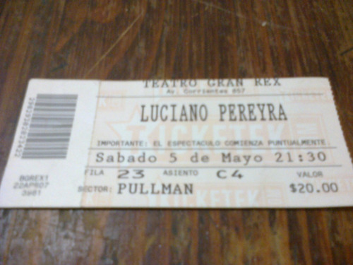 Entrada Luciano Pereyra 2007