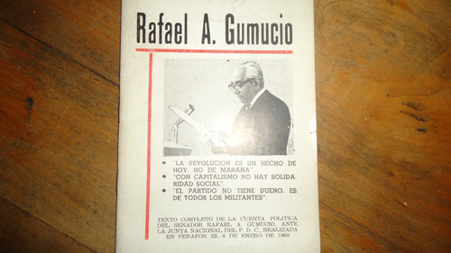 Rafael A.gomucio Texto Cuenta Política Pdc 6 Enero 1968