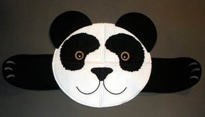 Bordado Computadorizados Panda Porta Talheres Bc858
