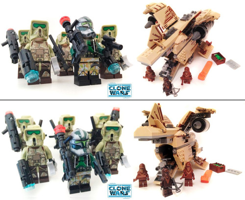 Wookie Gunship Lego Star Wars 75084 + 6 Kashyyyk Troopers!