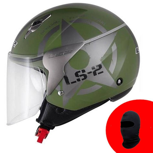 Capacete Ls2 Of559 Combat ( Verde Fosco )