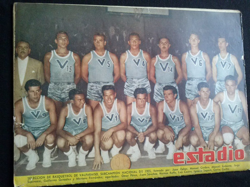 Estadio N° 615 26 De Feb De 1955 Selecc Basquet Valparaiso