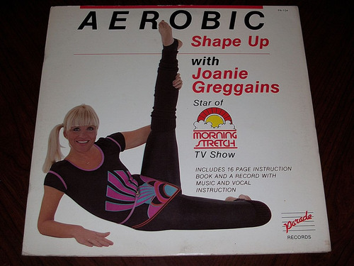 Aerobic Shape Up Joanie Greggains Lp Acetato Instructivo