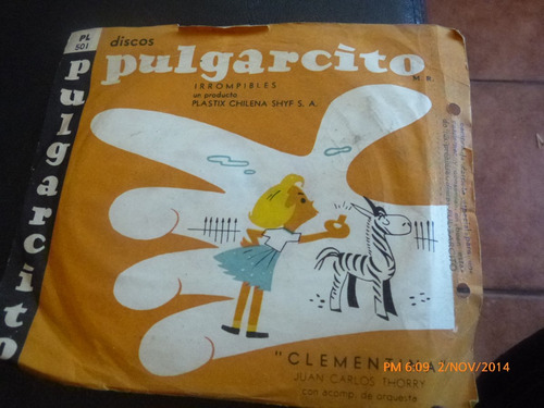 Vinilo Singl De Juan Carlos Thorry Cel Vaquero( I121 (Usado)