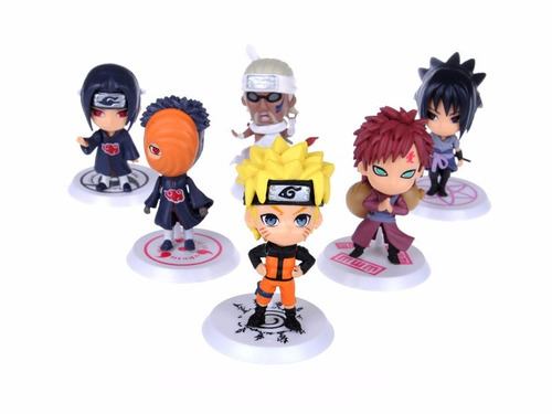 Naruto Coleccion X6 Figuras Chibis