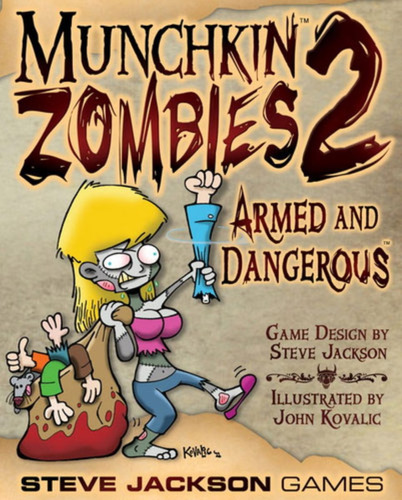 Munchkin Zombies 2 Armed And Dangerous - Expansão Jogo Sjg